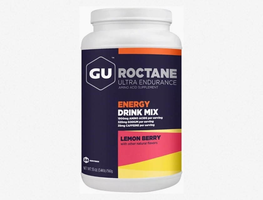 GU Roctane Energy Drink Mix, Lemon Berry, 24 Servings