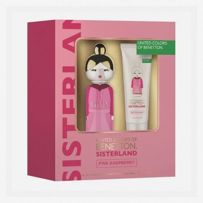 United Colors of Benetton Sister P Raspberry Body Lotion 75ml – 80% Body Coverage