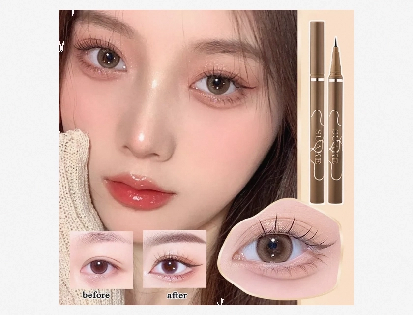 Waterproof Liquid Eyeliner Pen – Long-Lasting, Smudge-Proof, Precision Tip for Bold Eye Makeup