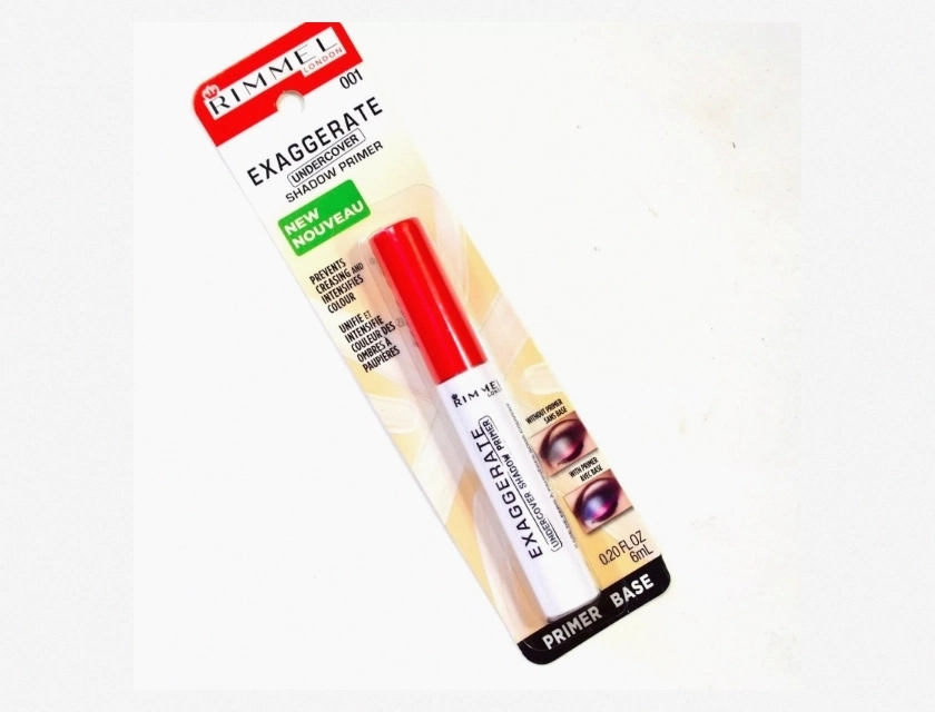 Rimmel Exaggerate Undercover Shadow Primer 001 Twin Pack, Long-Lasting Eyeshadow Base for Smooth Application