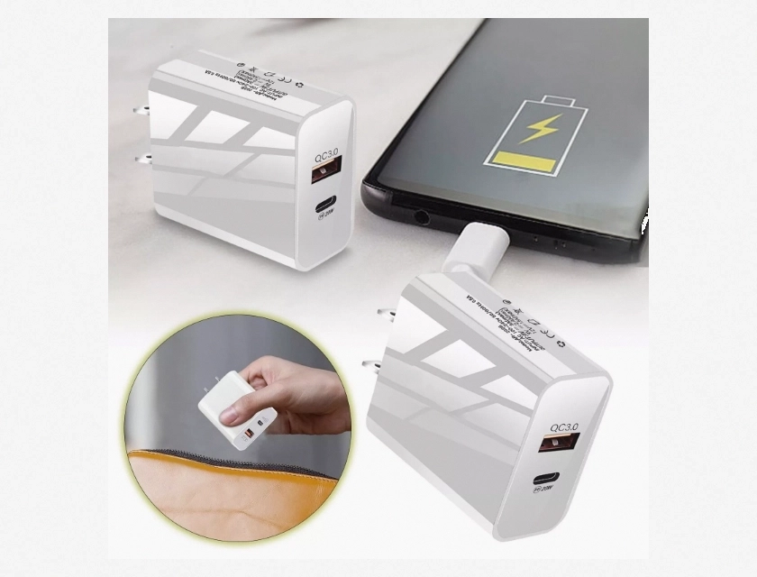 20W Fast Charger Block, USB Type C Wall Power Adapter for iPhone 14/13/12/11/XR/8