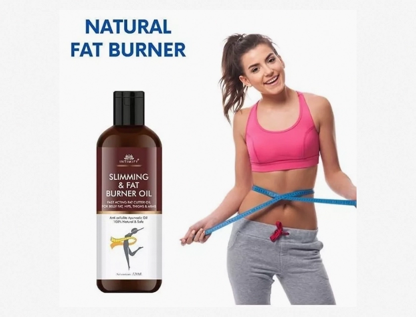 Intimify Fat Burner Massage Oil for Men and Women – Herbal Slimming Weight Loss Oil, 120ml