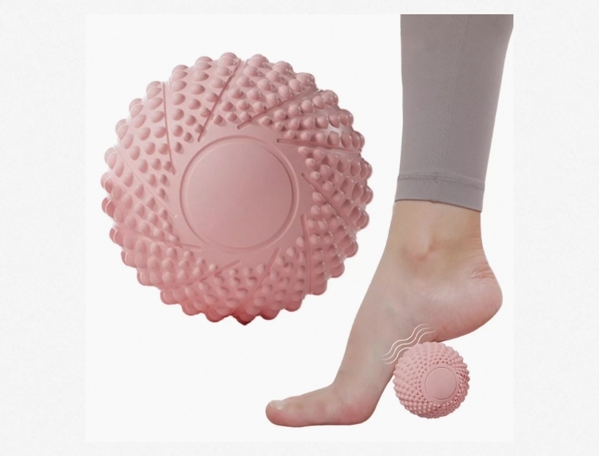 Deep Tissue Trigger Point Massage Ball, Foot Massager Spiky Roller for Muscle Pain Relief