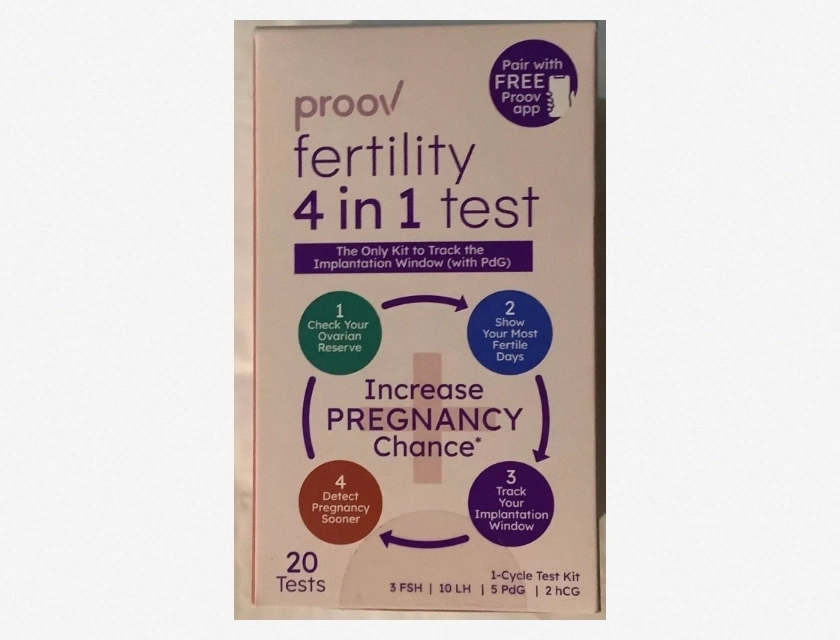 Proov Fertility 4-in-1 Test Kit, 20 Tests, Predict Ovulation and Confirm Ovulation Success