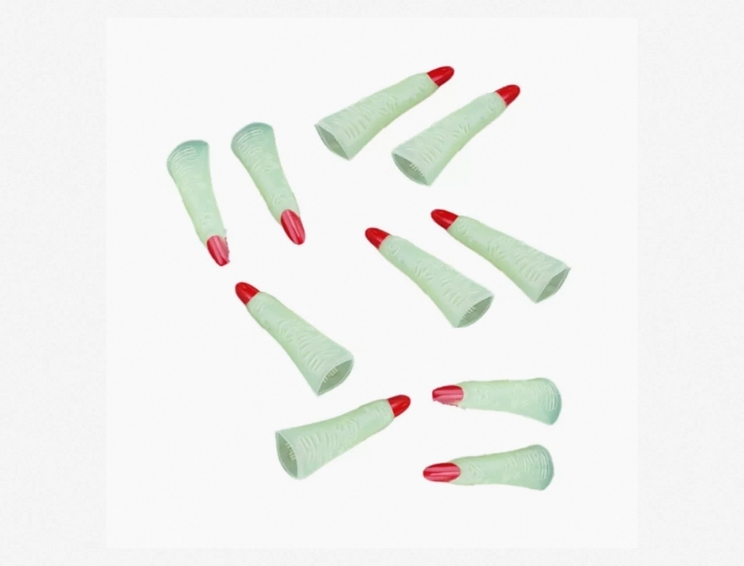 10 Pcs Witch Finger Tips for Reading, Kids Prank Props