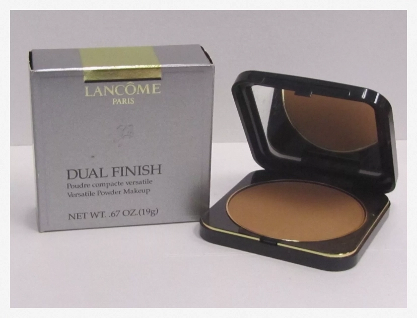 Lancome Dual Finish Versatile Powder Makeup, Matte Finish, Miel Fonce IV