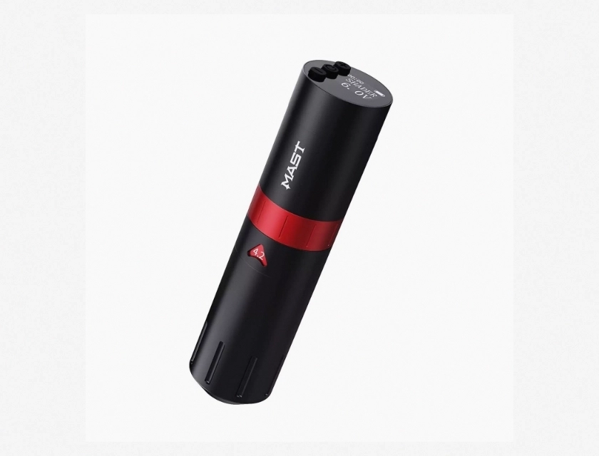 Mast Flip 2 Rotary Tattoo Pen Machine Kit with Coreless Motor, Digital Display, 7mm Stroke