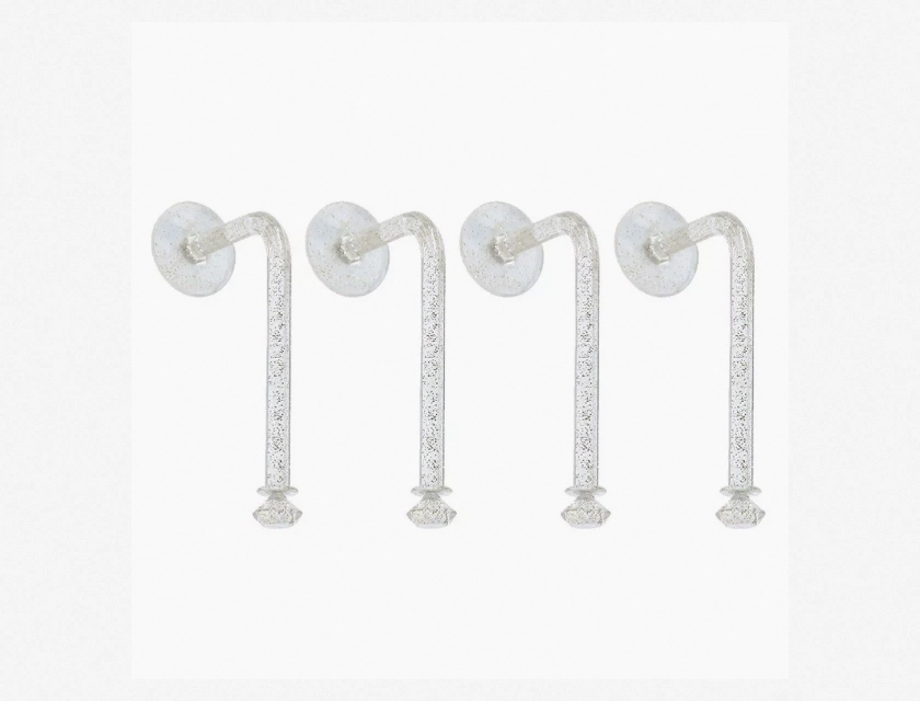 4-Piece Flush Sponge Holder Decorative Hanger for Headbands