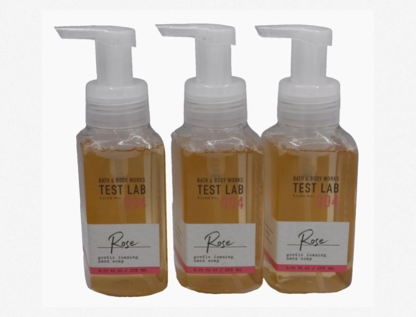Bath & Body Works Rose Gentle Foaming Hand Soap, 3 Count