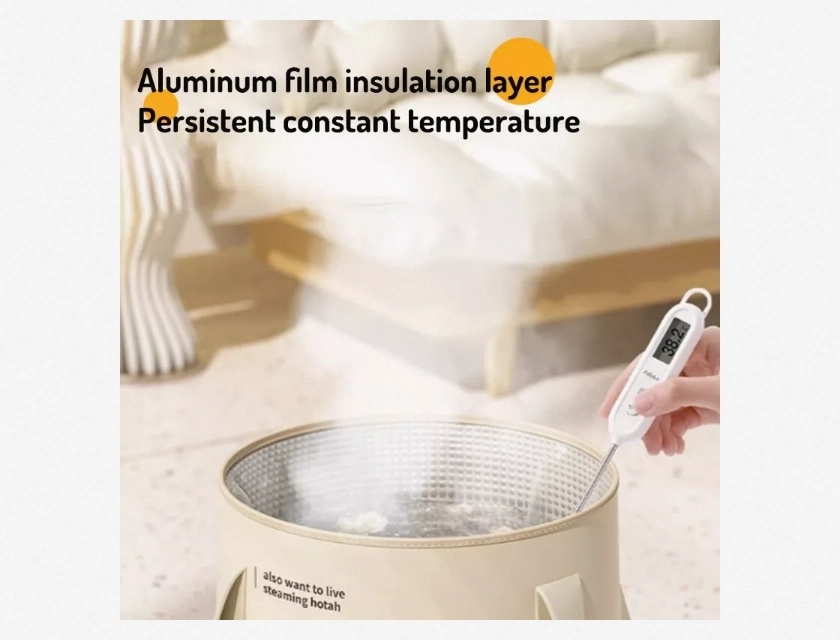 Large Capacity Folding Foot Bath Basin, Deepened Soaking Design, Portable Travel Wash Bag for Warm Water Soaking