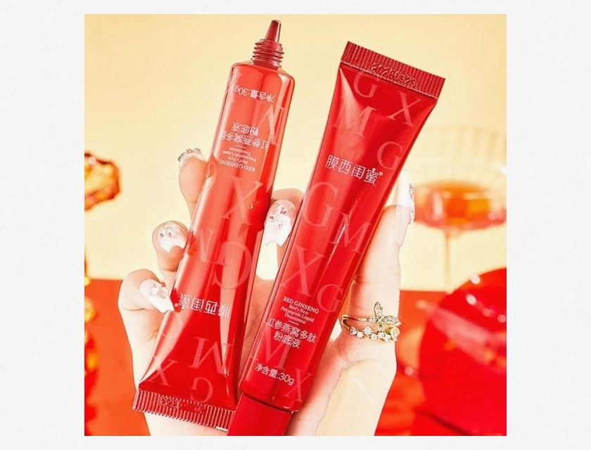 Long Lasting Waterproof Liquid Foundation with Red Ginseng and Bird’s Nest Extract