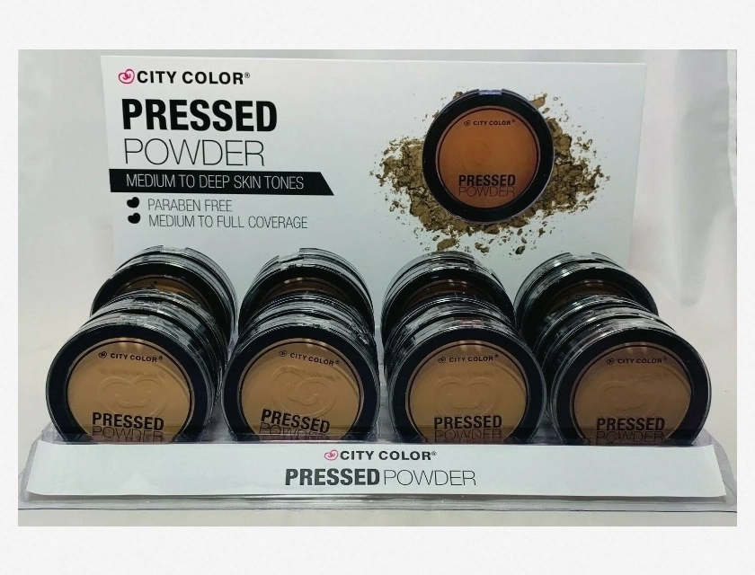 City Color Pressed Powder Foundation – Cruelty-Free Makeup for Flawless Coverage