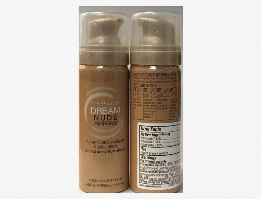 Maybelline Dream Nude Airfoam Foundation Sun Beige 1.6 oz 36 Pack