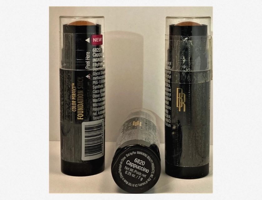 Black Radiance Color Perfect Foundation Stick, Cappuccino 6820 – Full Coverage, Creamy Blendable Foundation