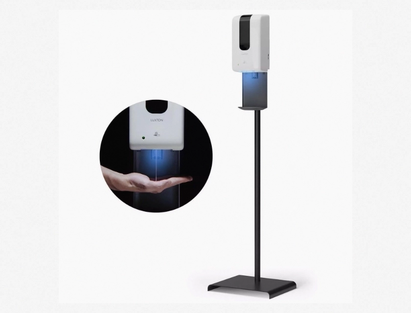 Automatic Hand Sanitizer Stand Dispenser with Drip Catcher