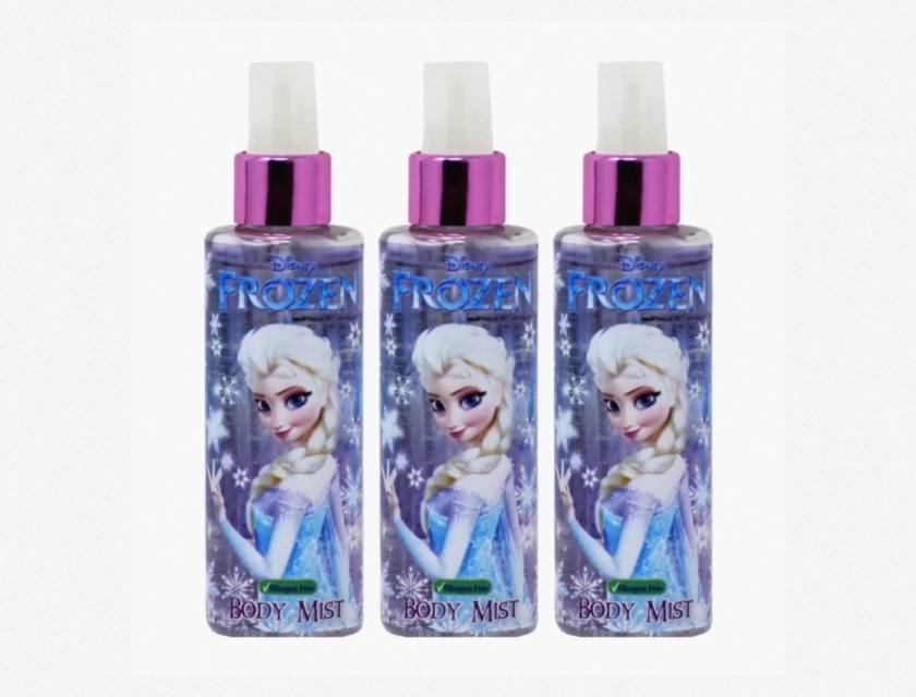 Disney Frozen Body Mist, 3 Pack of 5.3 oz Bottles, Sweet Fragrance for Kids