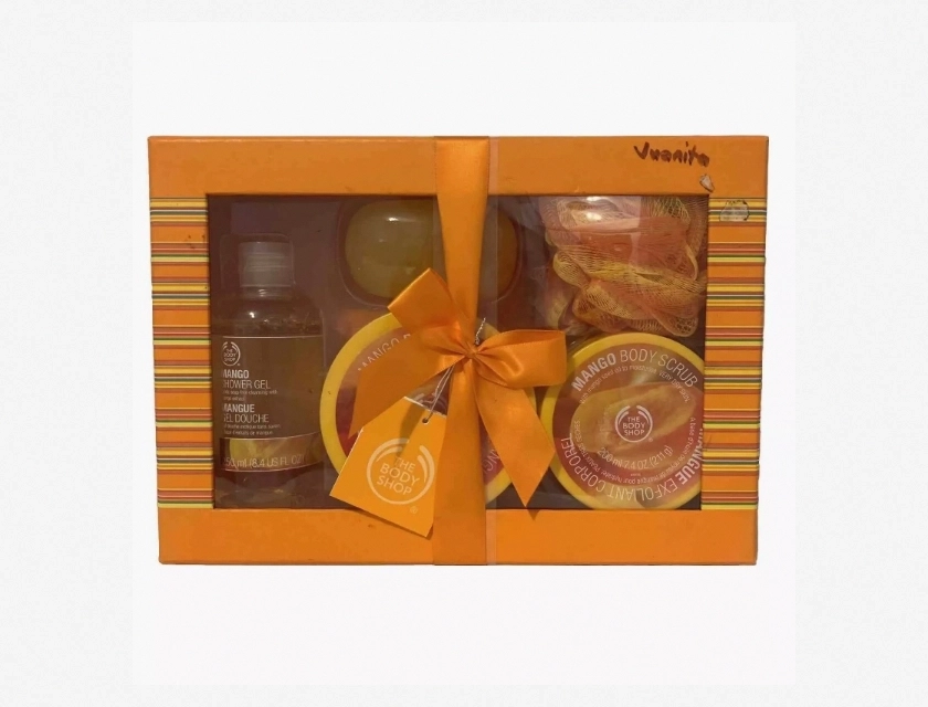 The Body Shop Luxury Gift Box Mango Travel Size 2011 Formula