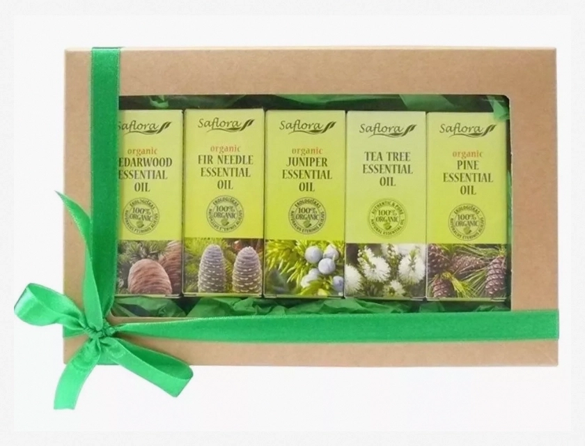 Sauna and Spa Essential Oil Gift Set – 100% Pure and Organic 5 Oils