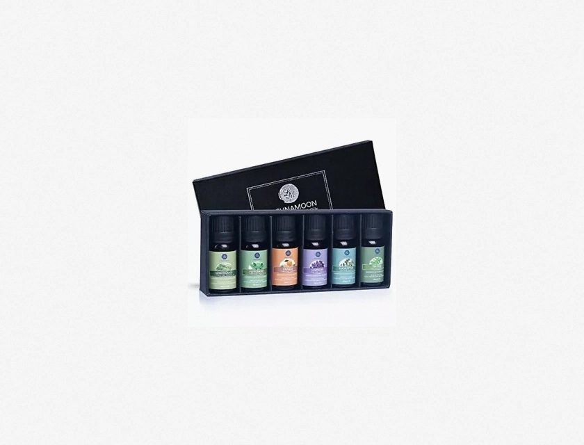 100% Pure Essential Oils Gift Set for Aromatherapy, 10ml (6 Pack)