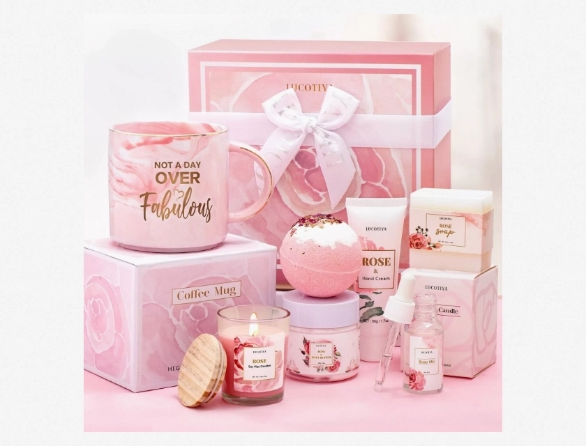 Birthday Gifts for Women Spa Gift Baskets Box for Her Wife Mom