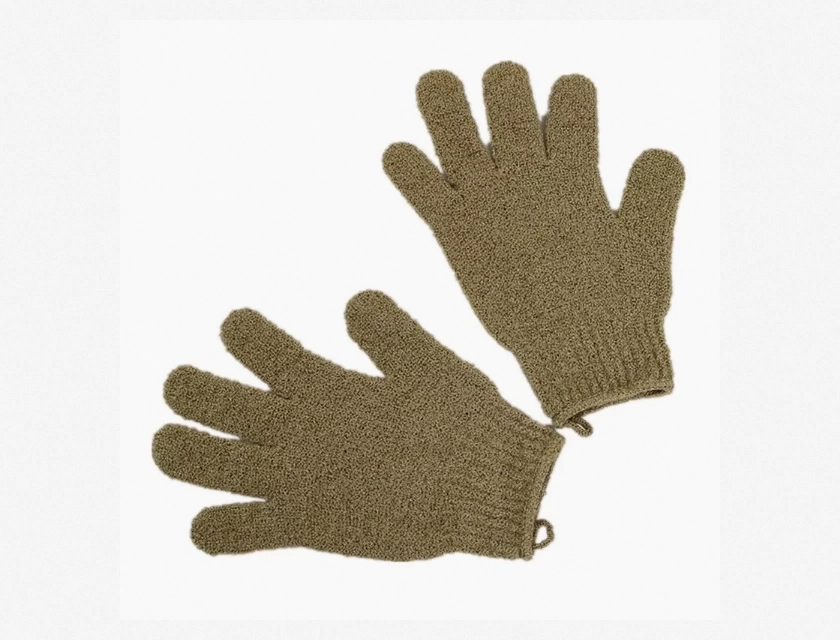 Exfoliating Bath Gloves, Shower Scrub Gloves, 1 Pair