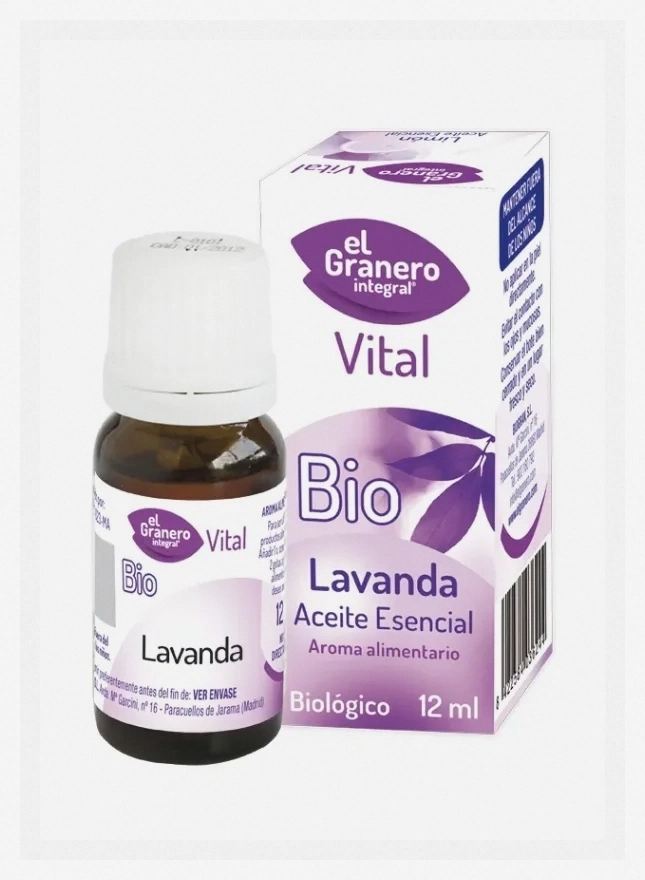 Granero Organic Lavender Essential Oil 12ml – Pure Aromatherapy Essential Oil for Relaxation and Wellness