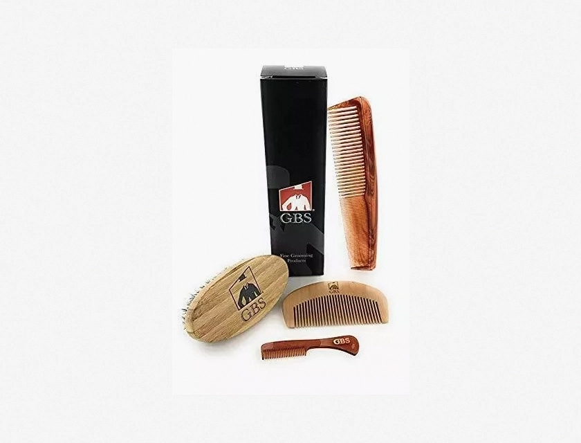 GBS Ultimate Beard and Facial Grooming Set – Complete Kit for Men with Trimmer, Scissors, Comb, and More – Precision Grooming for Styling and Maintenance