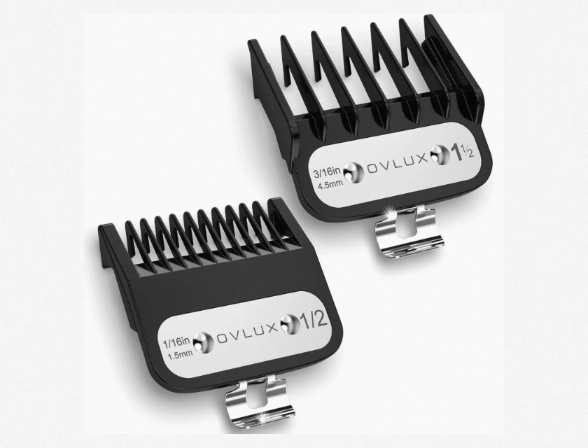 2-Pack Premium Clipper Guards with Metal Clips, Essential Sizes for Wahl Clippers