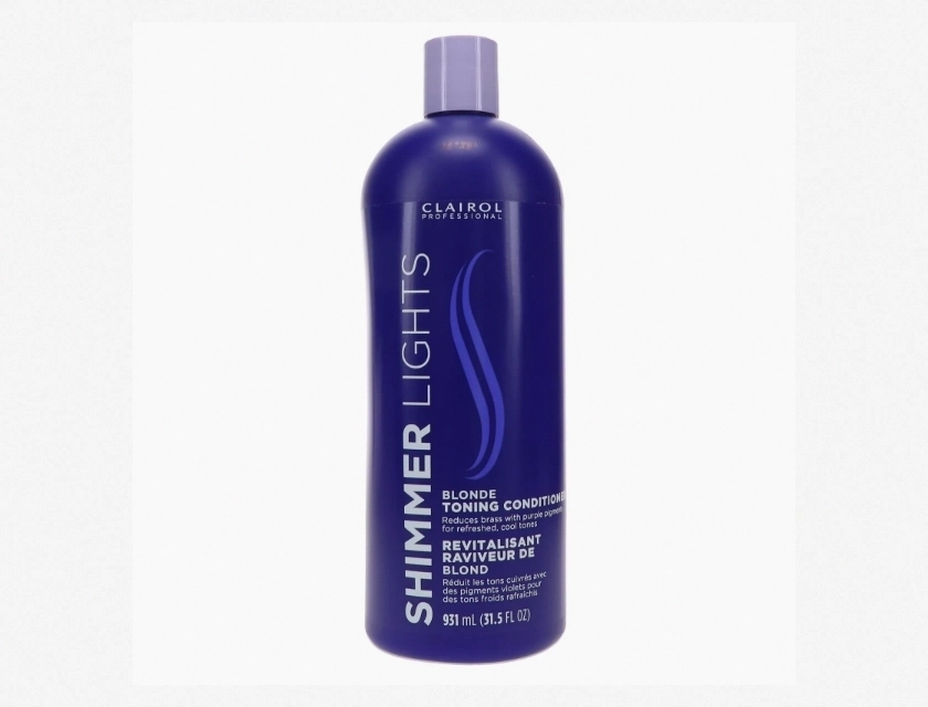 Clairol Shimmer Lights Conditioner for Blonde and Silver Hair, 31.5 Ounce (Pack of 2)