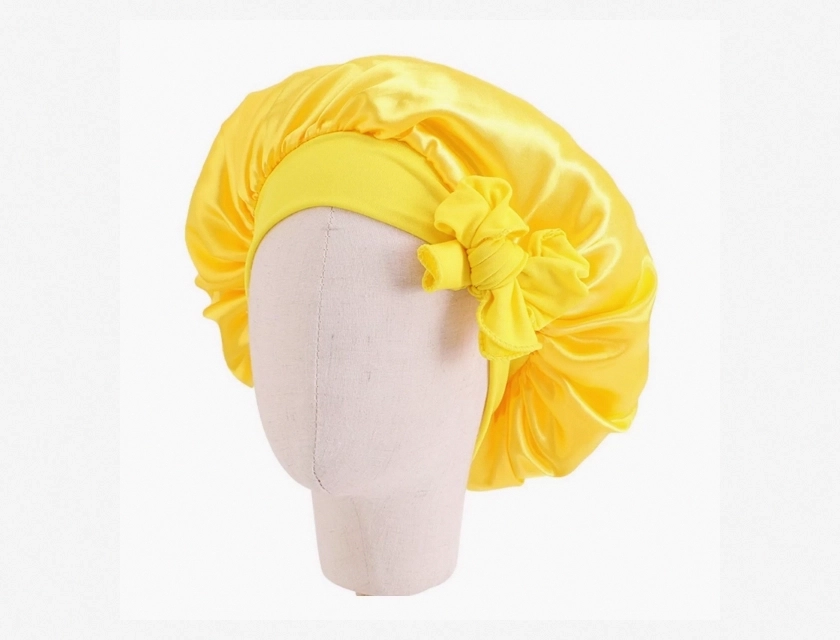 Kids Sleeping Bonnet Soft Multi-Functional Hair Bonnet Shower Hat Exquisite
