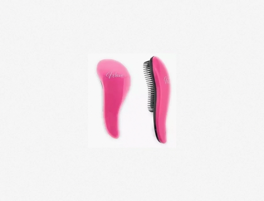 G. B. S Wave Detangling Brush Pink for Curly Hair Gentle on Scalp