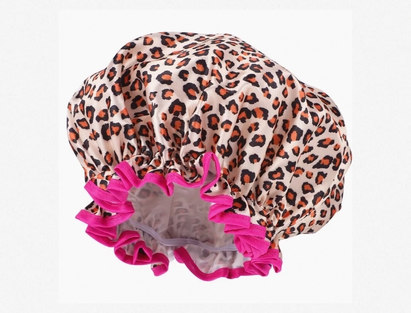 Shower Cap for Long Hair Drying, Child Motorcycle Design