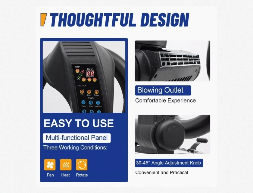 Pro Infrared Hair Dryer and Color Processor Salon Equipment