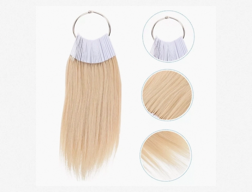 30 Pieces Hair Highlighting Testing Color Rings – Styling Tools for Hair Color Testing
