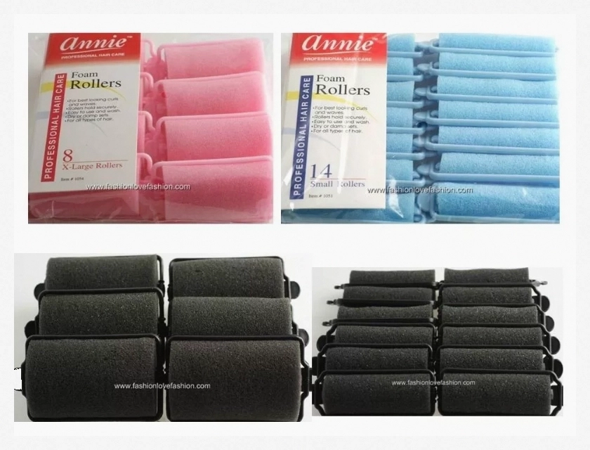 Soft Foam Cushion Hair Rollers, Curlers for Voluminous Curls, No Heat, Comfortable Sleep Rollers