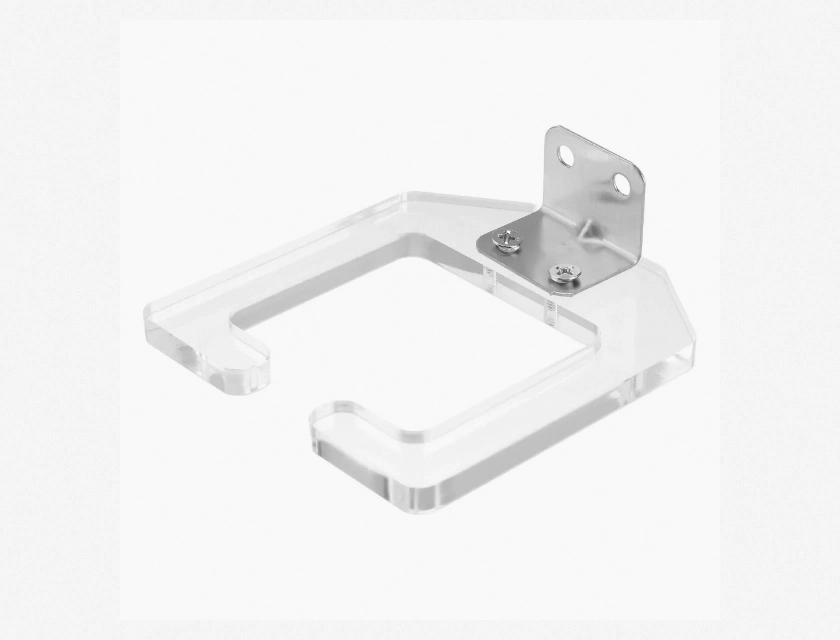 Acrylic Hair Dryer Stand with Fan Hanger Mount for Hair Straighteners