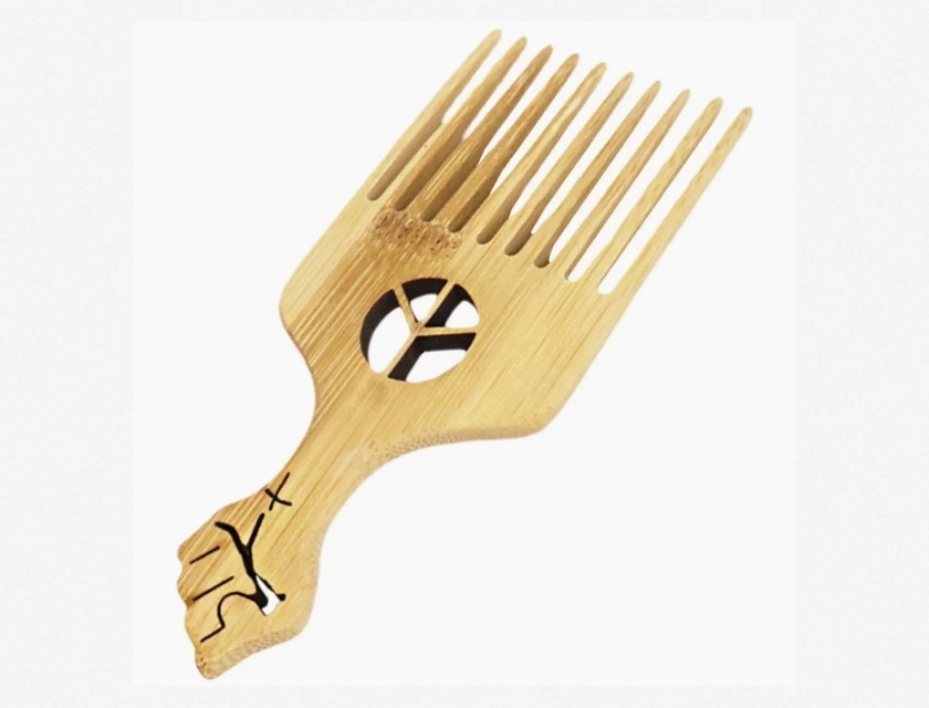 Hair Comb and Beard Grooming Tool for Men, Detangling Brush for Styling and Trimming