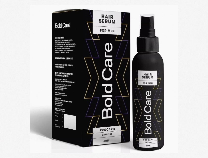 Boldcare Procapil Enriched Hair Serum for Men, Hair Regrowth Treatment, 60ml