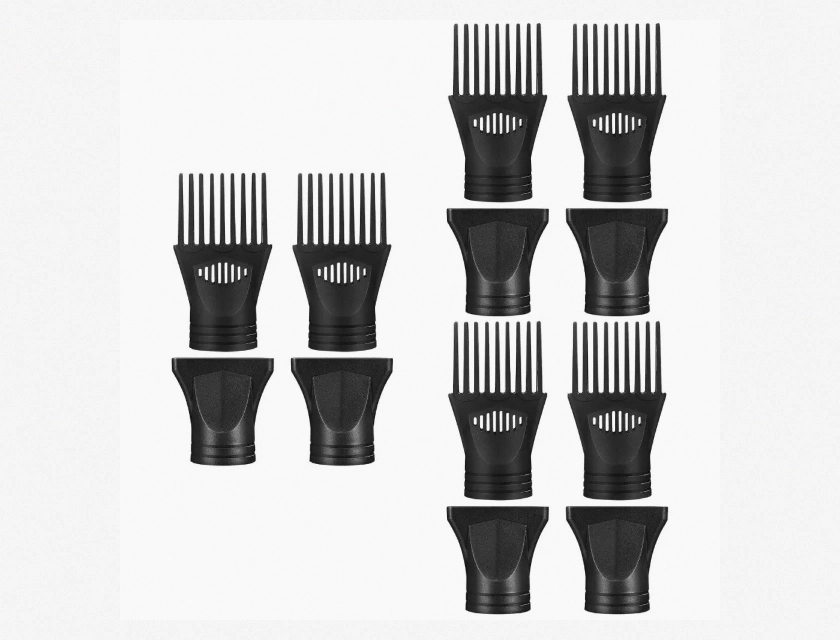 3-Piece Hair Dryer Comb Diffuser and Concentrator Set for Short Hair