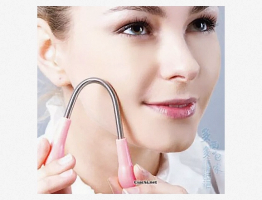 Facial Hair Remover Spring Threading Tool for Makeup Removal and Face Grooming