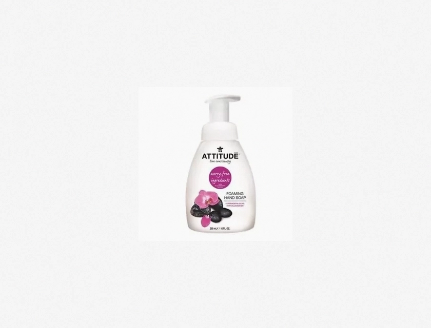 Attitude Coriander & Olive Foaming Hand Soap, 10 fl oz – Gentle Cleansing with Natural Ingredients
