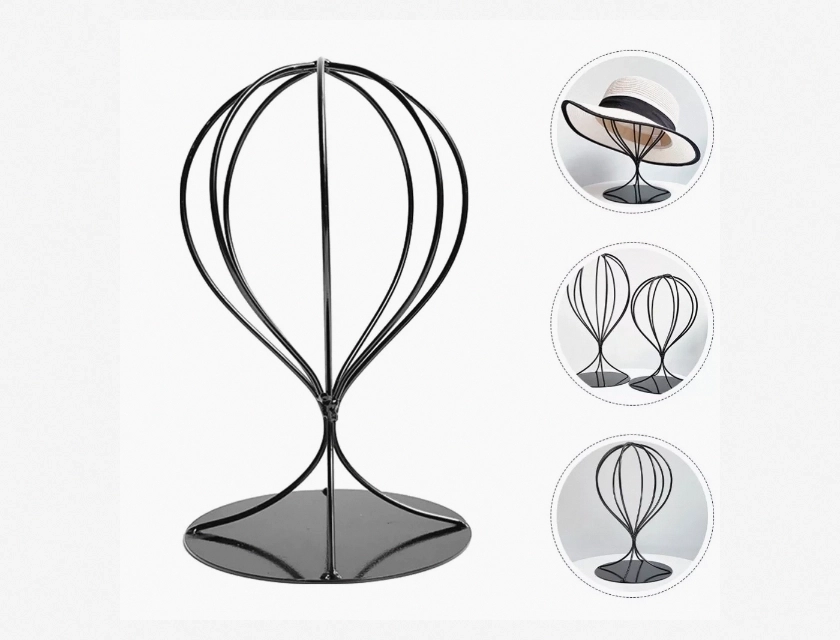 Metal Hat Display Rack Stand for Shop Desktop