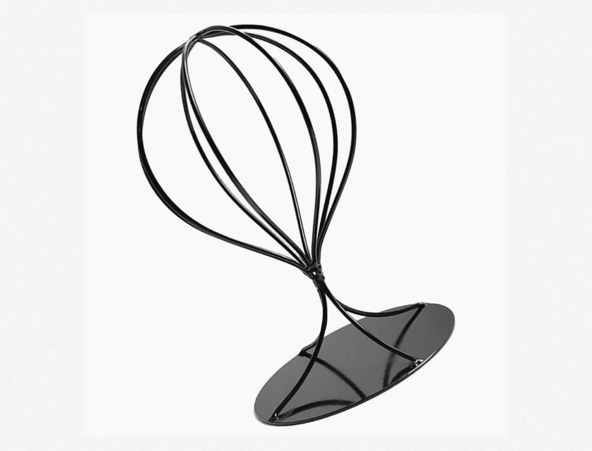 Metal Hat Display Stand for Desktop, Hat Holder for Caps and Hats, Sturdy and Durable