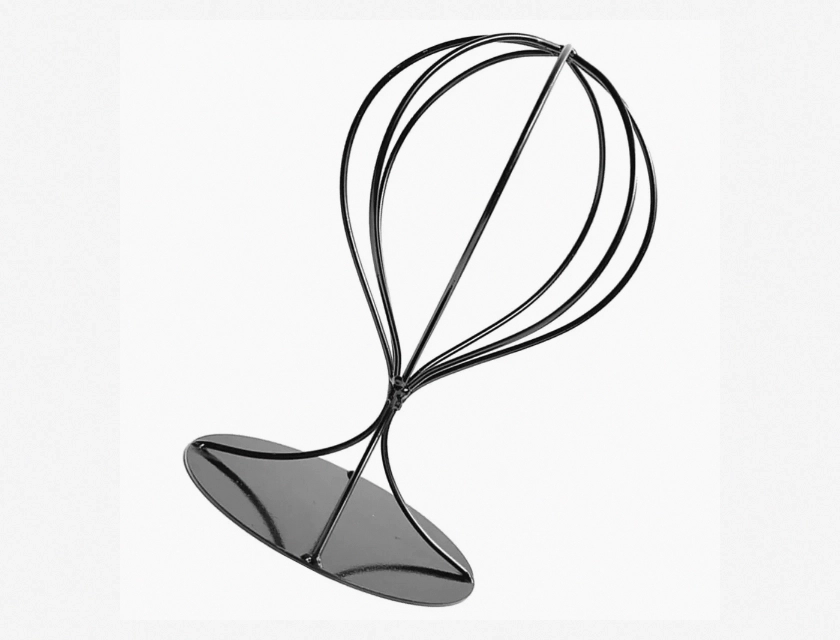 Metal Hat Display Stand – Desktop Hat Rack for Home or Shop, Adjustable and Sturdy