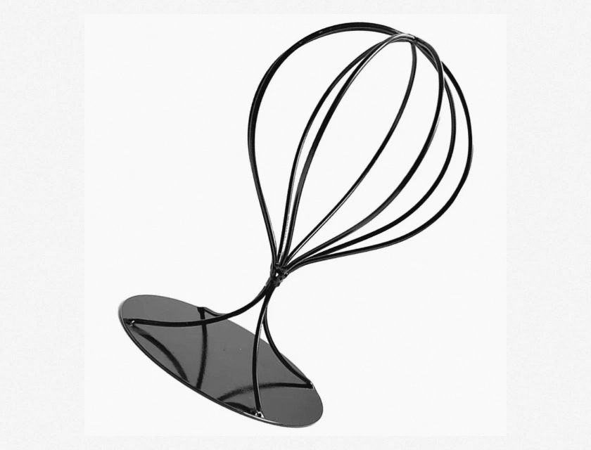 Metal Hat Display Stand Rack for Shop or Desktop, Adjustable Hat Organizer for Baseball Caps, Sturdy Hat Holder for Retail Stores and Home Use