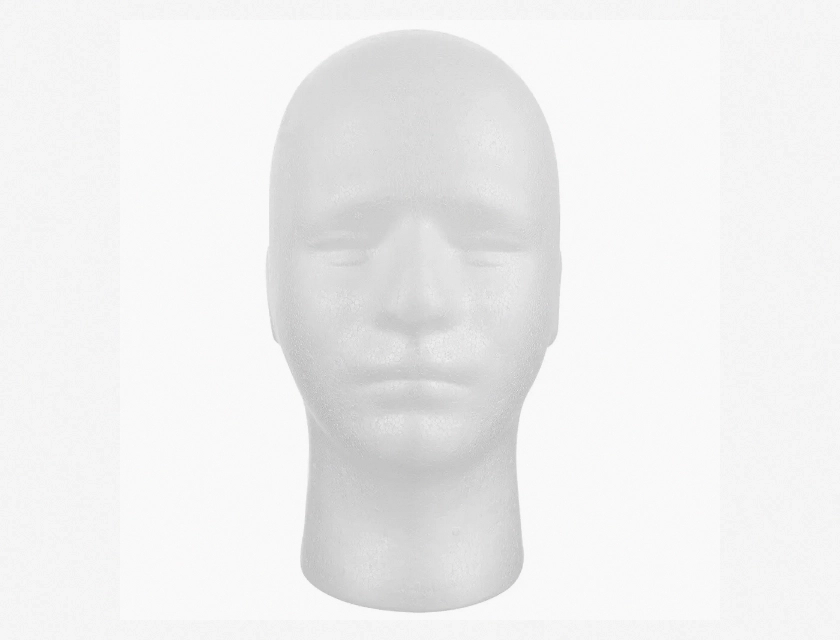 Mannequin Head for Wig Display, Hair Styling Practice, and Training
