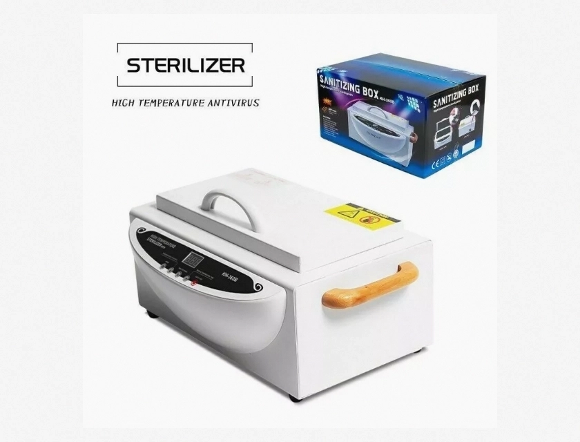 LCD Advanced High Temperature Sterilizer Cabinet, Disinfection Box, 500W