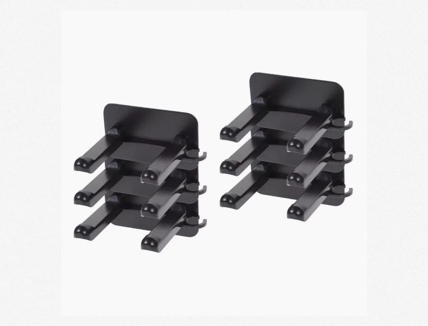 2 Pack Hair Dryer Holder Rack and Storage Shelf with Coat Hanger