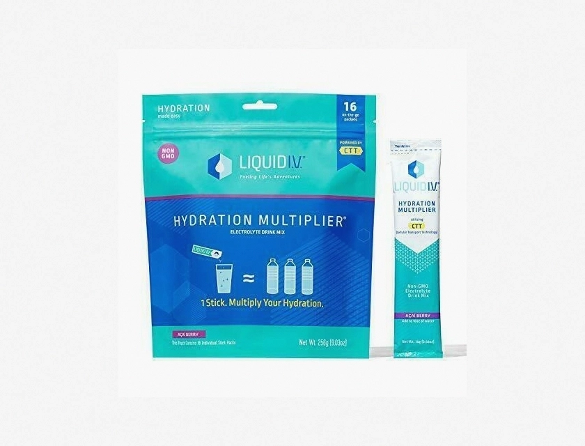 Liquid I.V. Hydration Multiplier Electrolyte Powder, Berry, 16 Pack