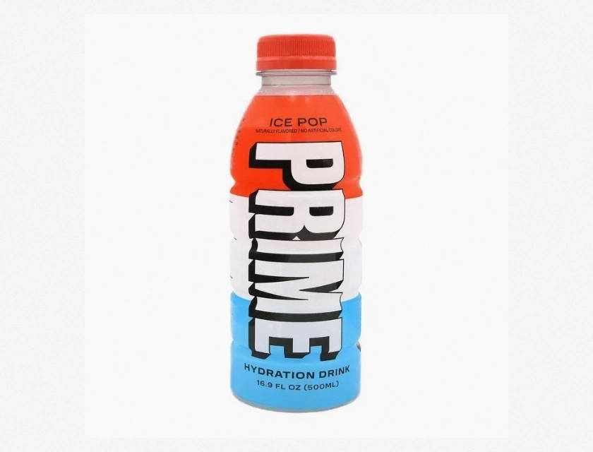 Prime Hydration Drink Ice Pop Flavor 16 oz Bottles 2 Pack